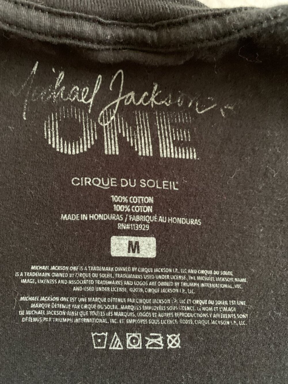 Michael Jackson ONE Cirque du Soleil Las Vegas T-Shirt Size M - Picture 4 of 5